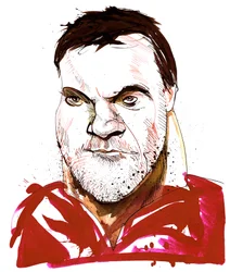 Bryn Terfel - Karikatur des walisischen Bassbaritons (geboren 1965)